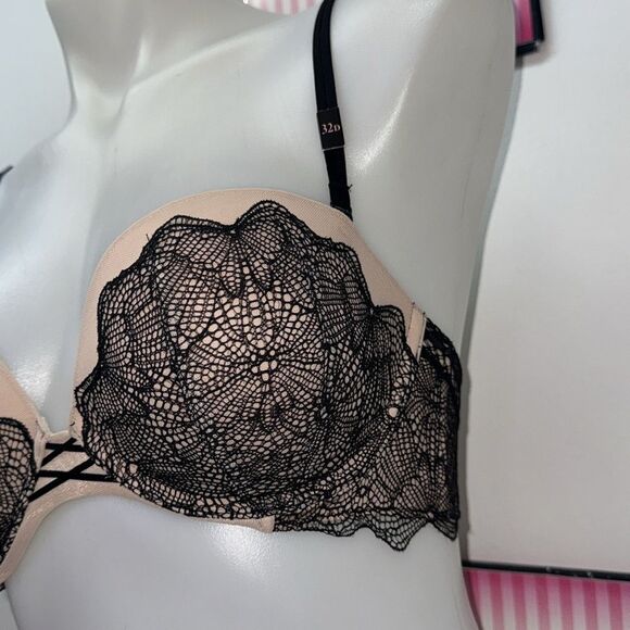 🔥VICTORIA SECRET  multiway strapless PUSH-UP  BRA SET 32D// Small NEW - Picture 3 of 9